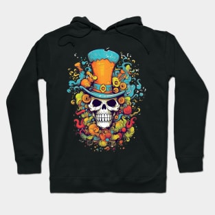 Skull-ting the town with some colorful graffiti Hoodie